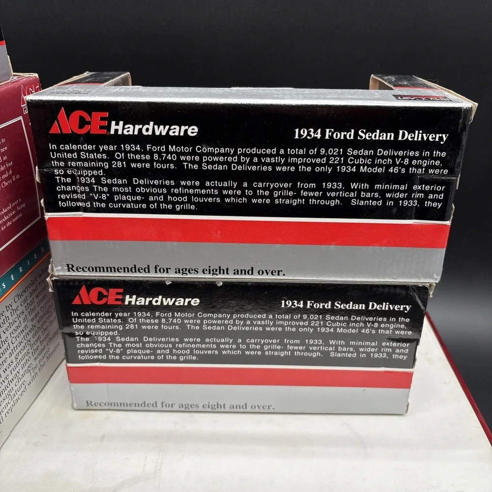 ACE Hardware Ertl Spec Cast Diecast Coin Banks Lot of 5 NIB Model A Chevy